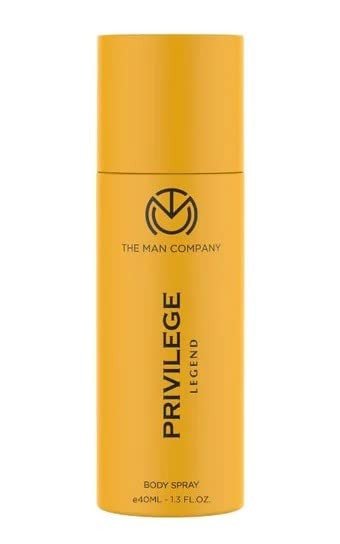 The Man Company Privilege Legend Deodorant for Men - 40 ml | Premium Body Spray | Long-Lasting Fragrance | Perfect Deo For Everyday Use