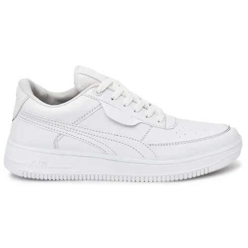 White Casual Mesh Shoes