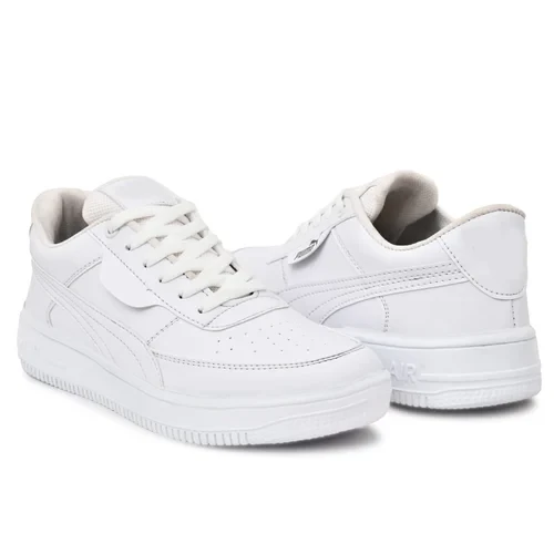 White Casual Mesh Shoes