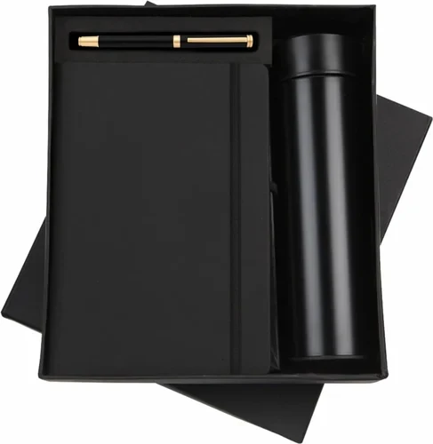 Black Elastic Notebook Diary