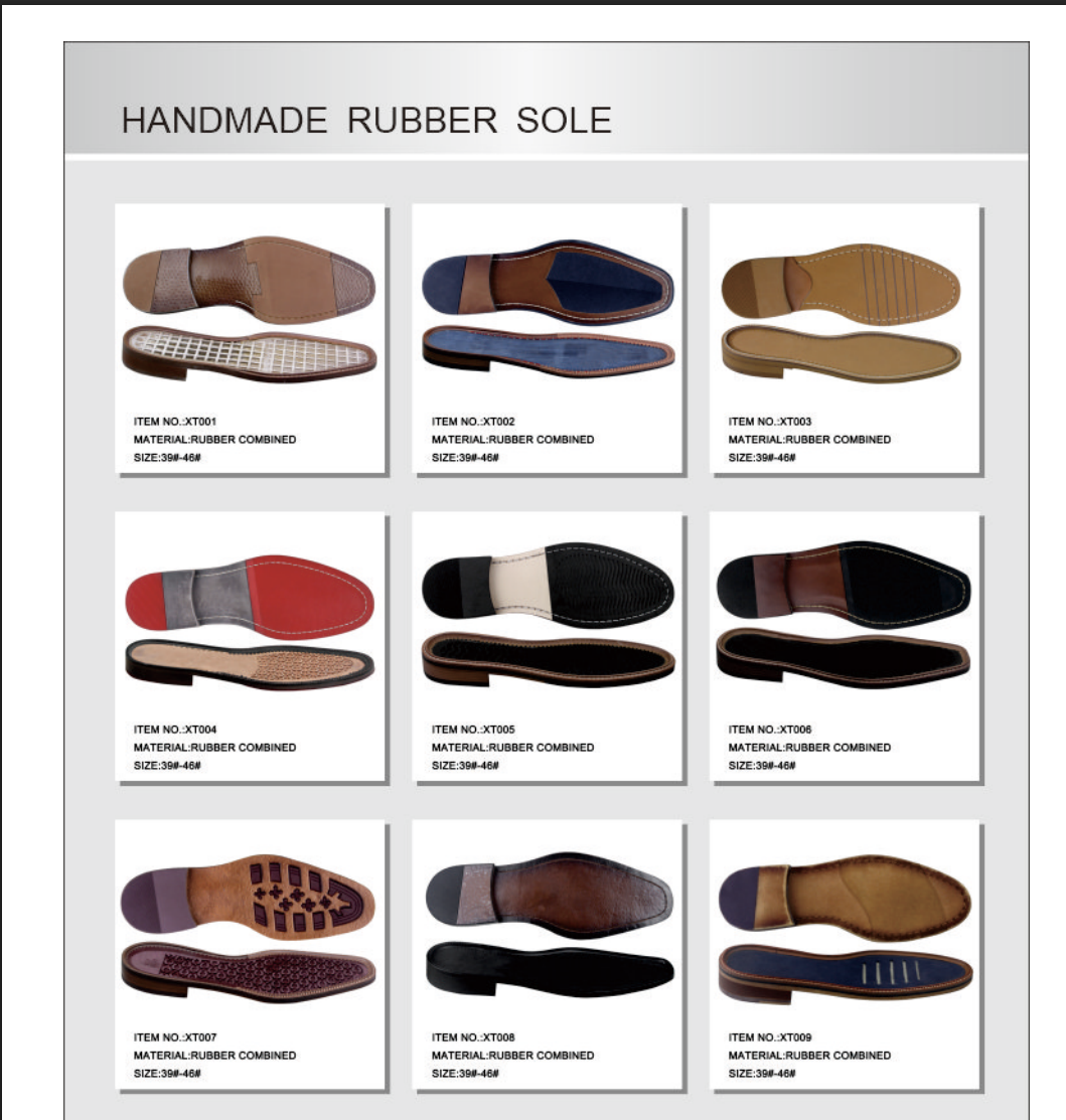 HANDMADE RUBBER SOLE