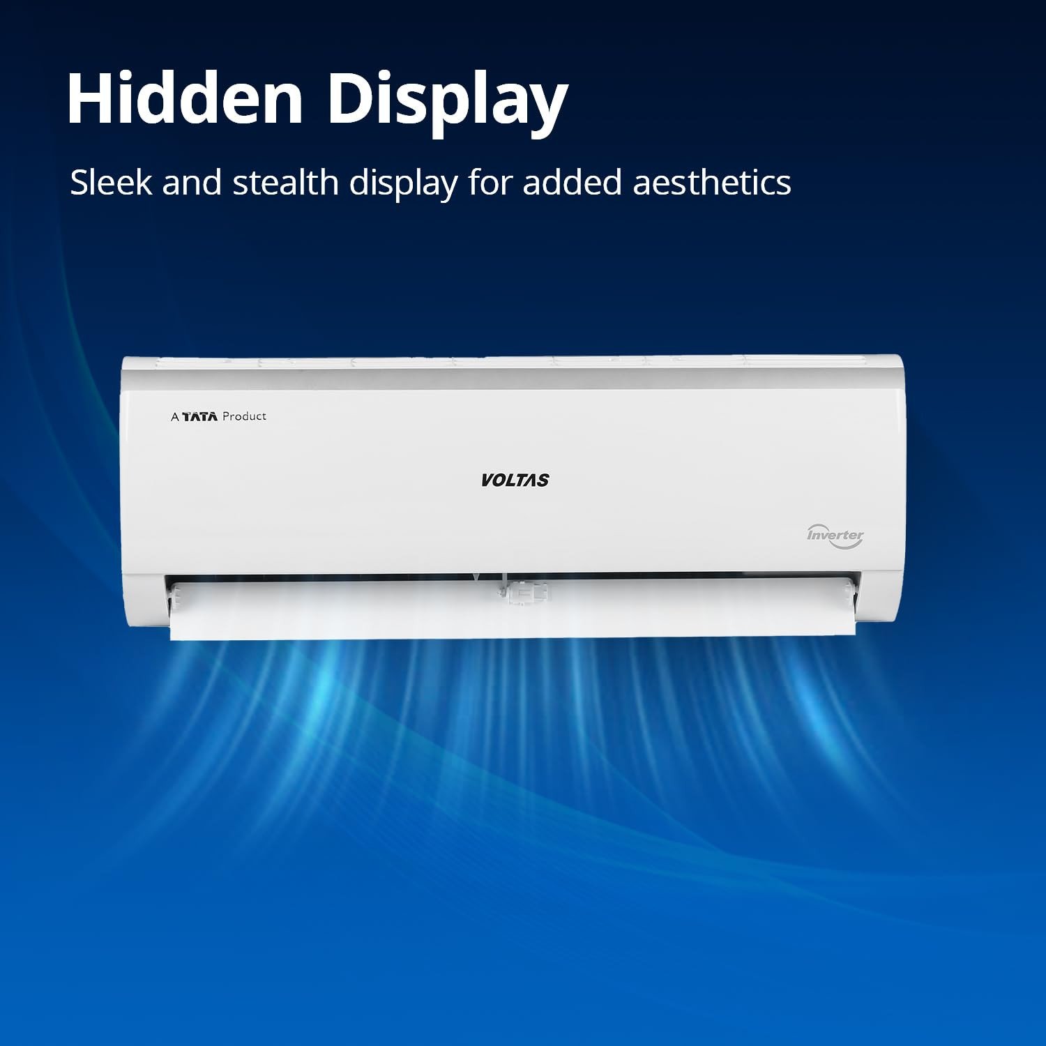 Voltas 1.4 Ton 3 Star, Inverter Split AC (Copper, 4-in-1 Adjustable Mode, Anti-dust Filter, 173V CAE, White)
